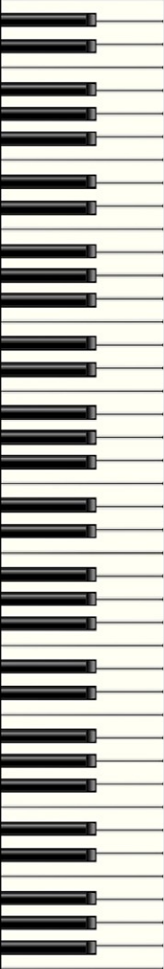 Vertical Piano Keys